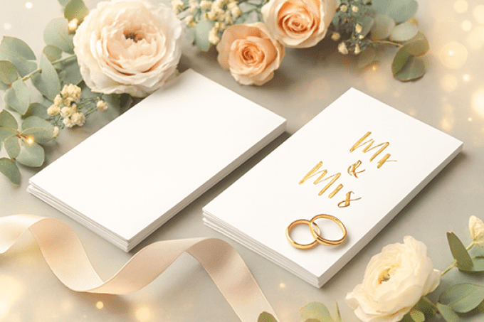 Carte personnalisable –  9,9x21 cm